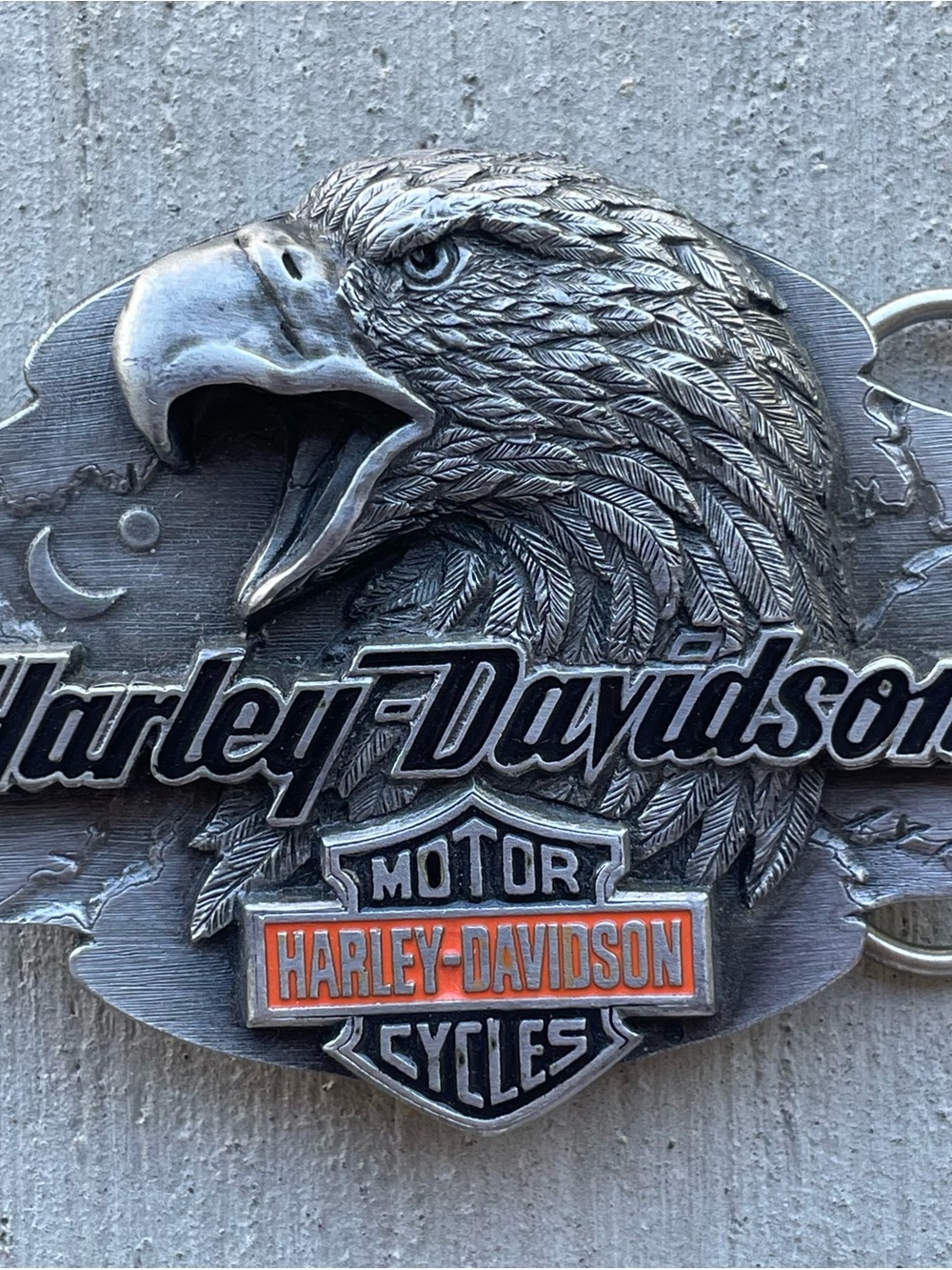 Harley Davidson Eagle Belt Buckle 1992 Harley Dvidson by Siskiyou Buckle Co.